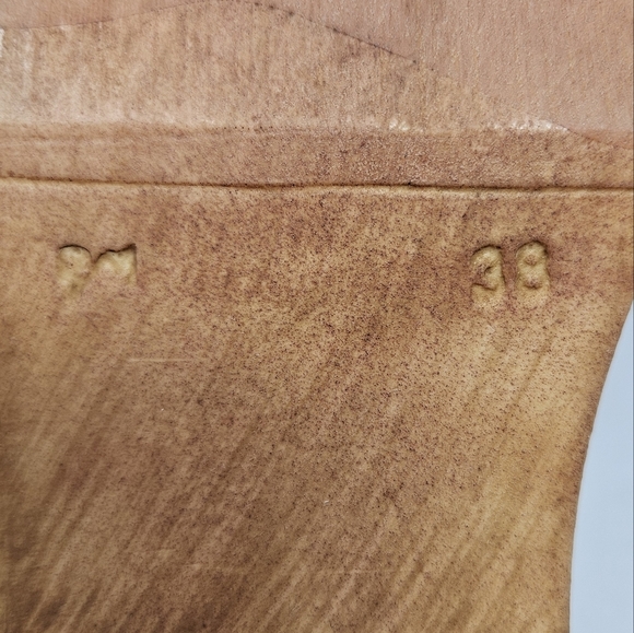 Steve Madden Womens Belong Slip On Thick Black Faux Leather Sandels Sz 39=8.5 - Picture 8 of 12